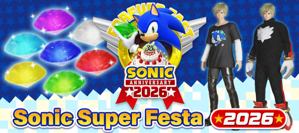Sonic Super Festa 2026 Now Live in PSO2 New Genesis With 35th Anniversary Quests, Rewards, and Sonic Collab Items