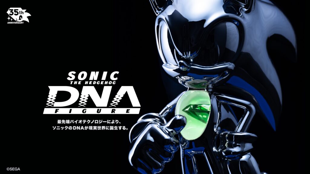 SEGA Reveals Life-Size Sonic DNA Figure for 35th Anniversary Display at SEGA STORE TOKYO