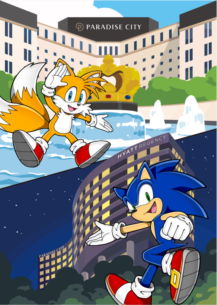 Sonic Check In Adventure Brings Sonic the Hedgehog 35th Anniversary Hotel Collaboration to Paradise City Korea