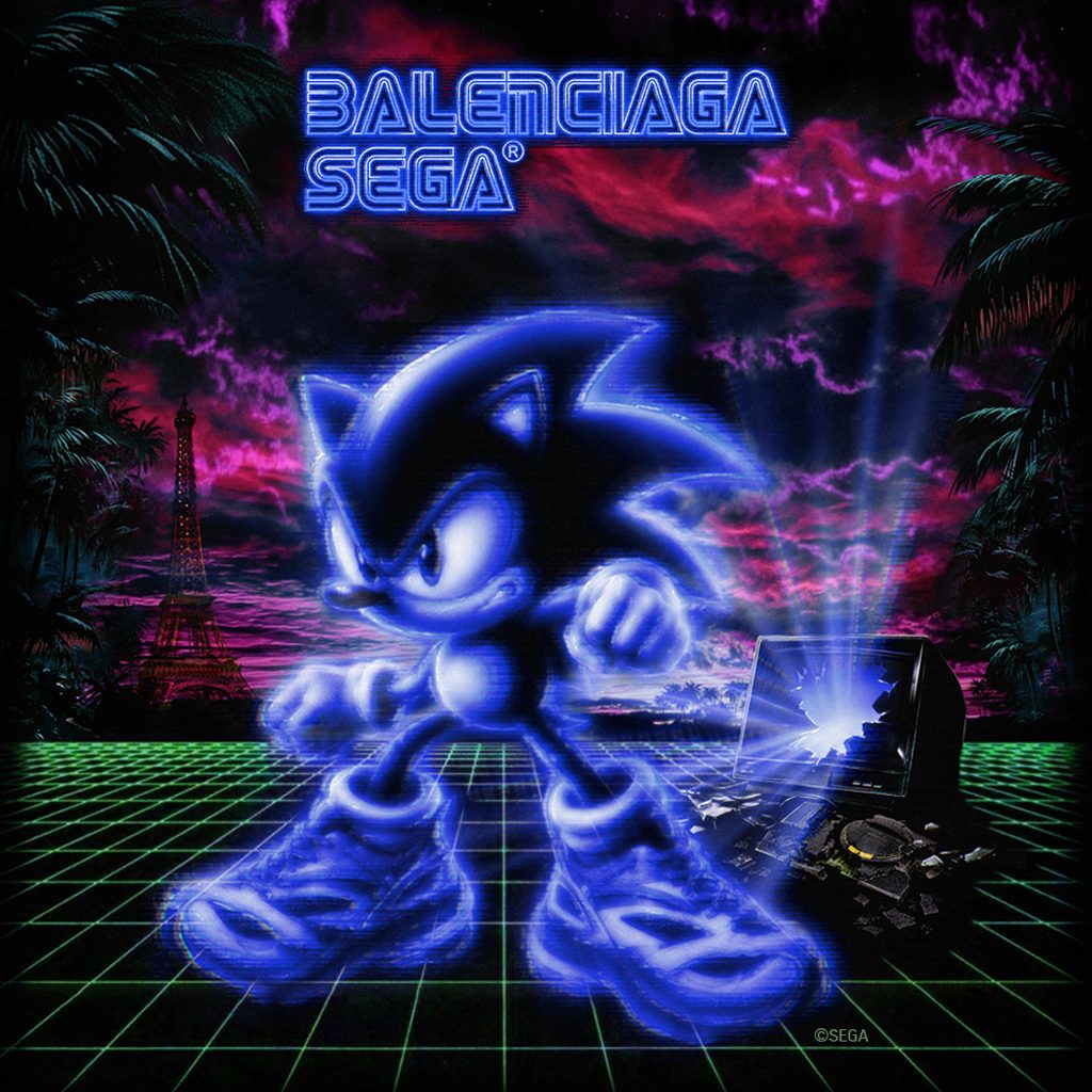 Balenciaga and SEGA Launch Sonic Fashion Collection With Japan-Exclusive Jacket and Sonic the Fighters Arcade Cabinet